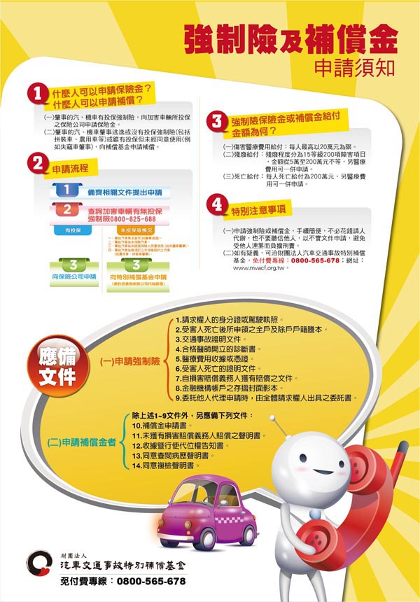強制險及補償金申請須知2